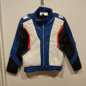 Spirit Halloween Overwatch Soldier Zip-Up Jacket Boys Sz M (8-10) Cosplay Gamer